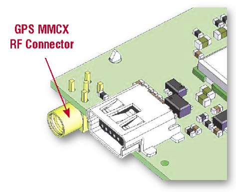 Разъем MMCX для GPS-антенны